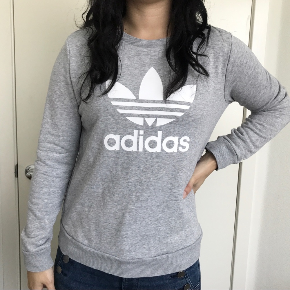 Adidas Trefoil Sweatshirt gray